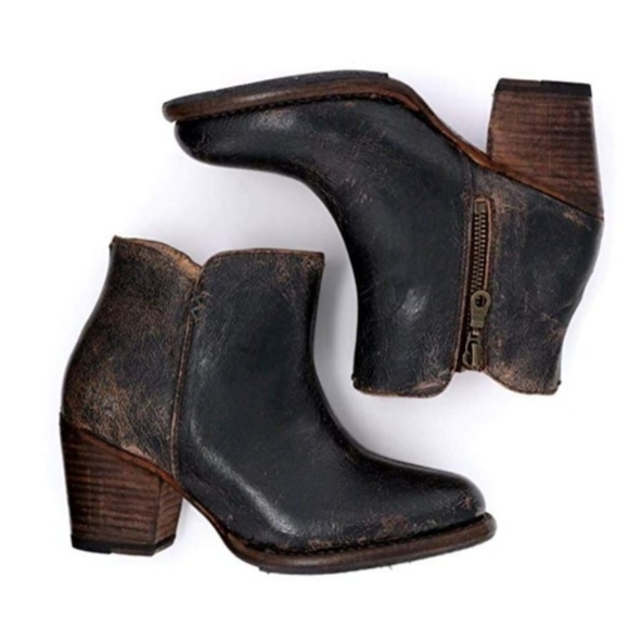 Bed Stu Shoes - BED STU Women Yell Bootie Black Lux Size 10 NEW